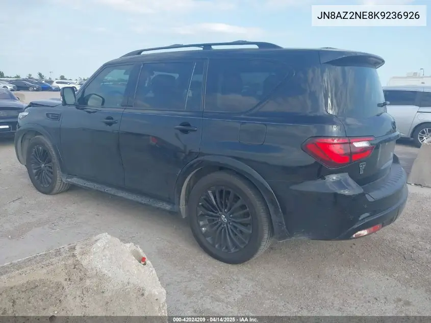 2019 Infiniti Qx80 Luxe VIN: JN8AZ2NE8K9236926 Lot: 42024209