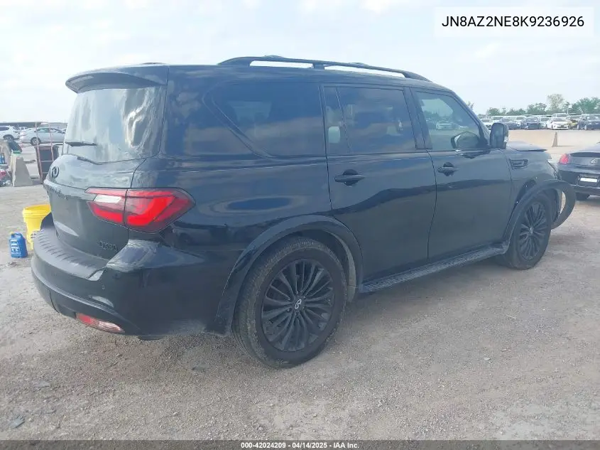 2019 Infiniti Qx80 Luxe VIN: JN8AZ2NE8K9236926 Lot: 42024209