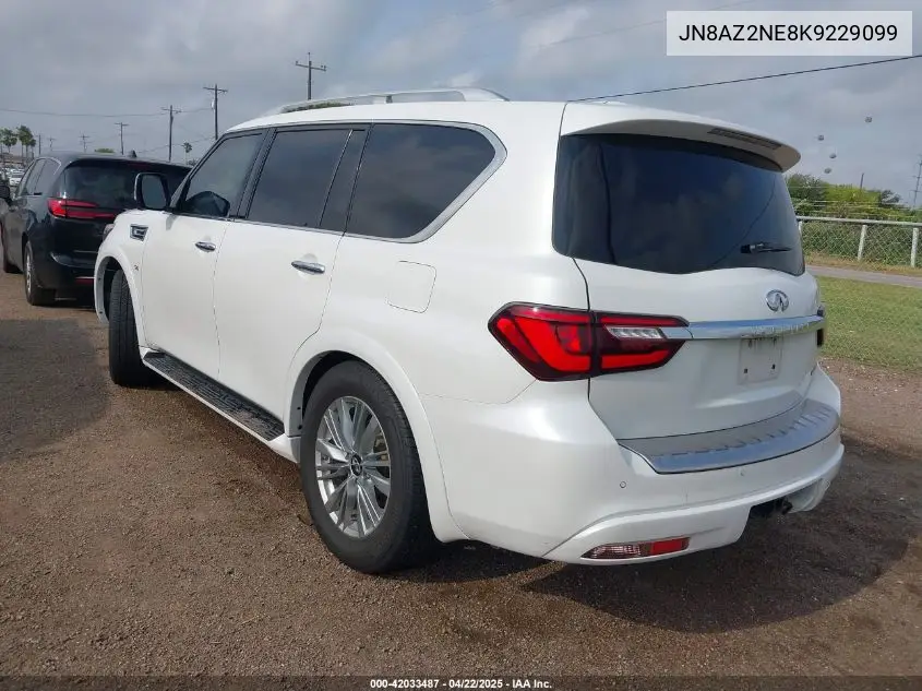 2019 Infiniti Qx80 Luxe VIN: JN8AZ2NE8K9229099 Lot: 42033487