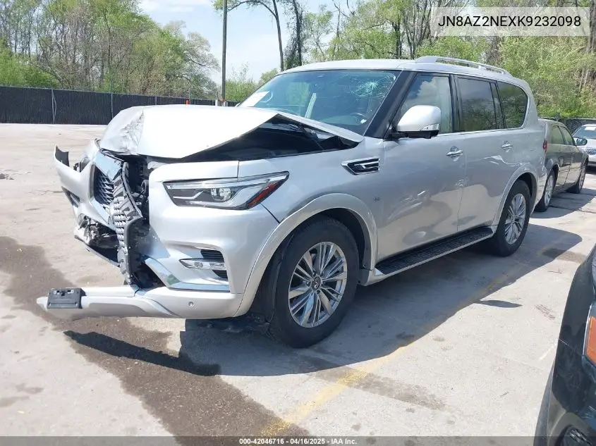 2019 Infiniti Qx80 Luxe VIN: JN8AZ2NEXK9232098 Lot: 42046716