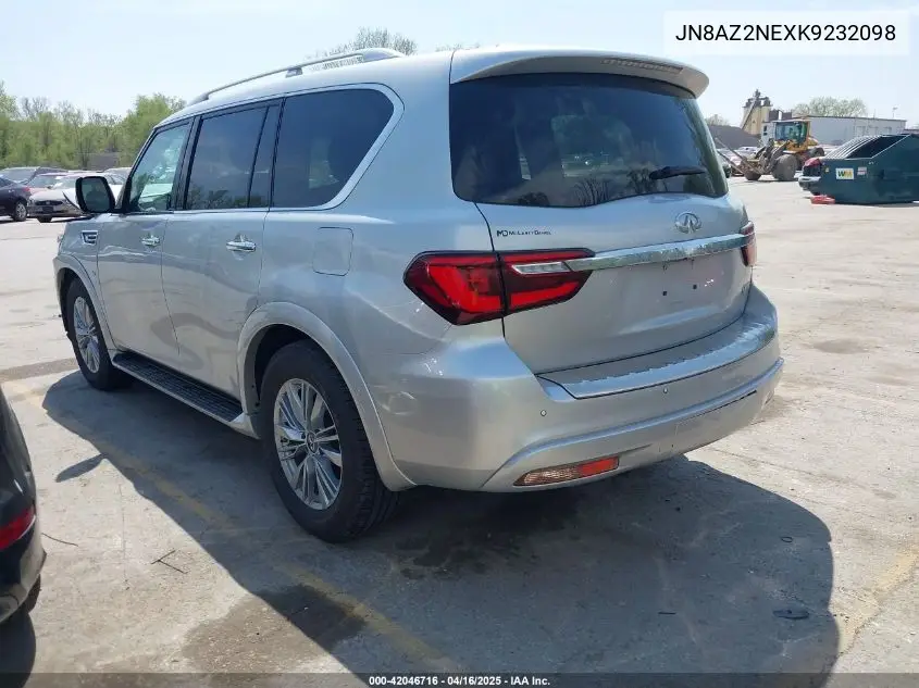 2019 Infiniti Qx80 Luxe VIN: JN8AZ2NEXK9232098 Lot: 42046716