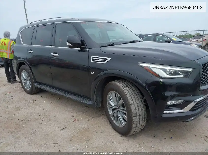 2019 Infiniti Qx80 Luxe VIN: JN8AZ2NF1K9680402 Lot: 42055243