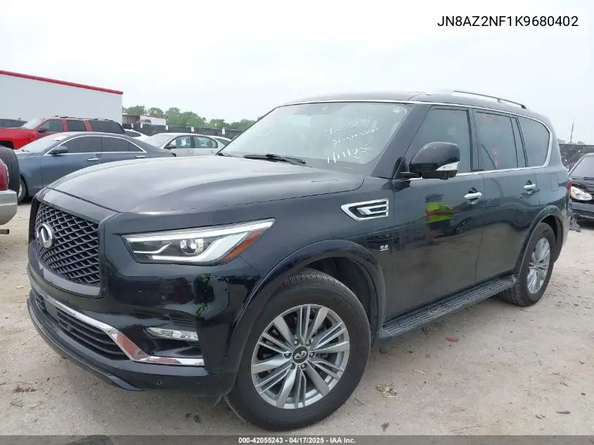 2019 Infiniti Qx80 Luxe VIN: JN8AZ2NF1K9680402 Lot: 42055243