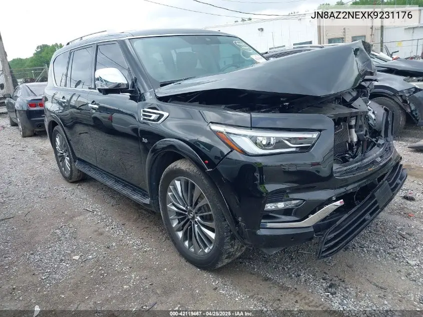 2019 Infiniti Qx80 Luxe VIN: JN8AZ2NEXK9231176 Lot: 42119467