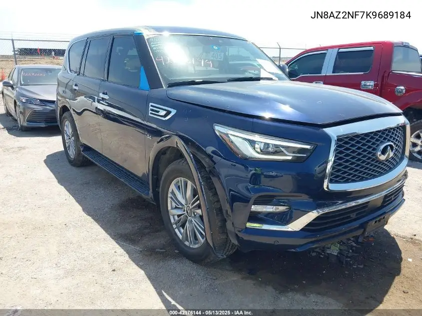 2019 Infiniti Qx80 Luxe VIN: JN8AZ2NF7K9689184 Lot: 42176144