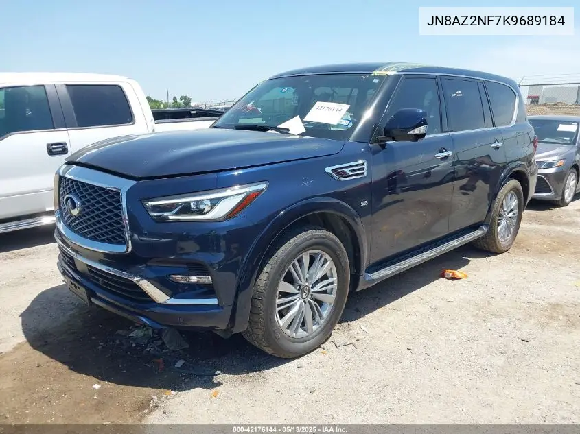 2019 Infiniti Qx80 Luxe VIN: JN8AZ2NF7K9689184 Lot: 42176144