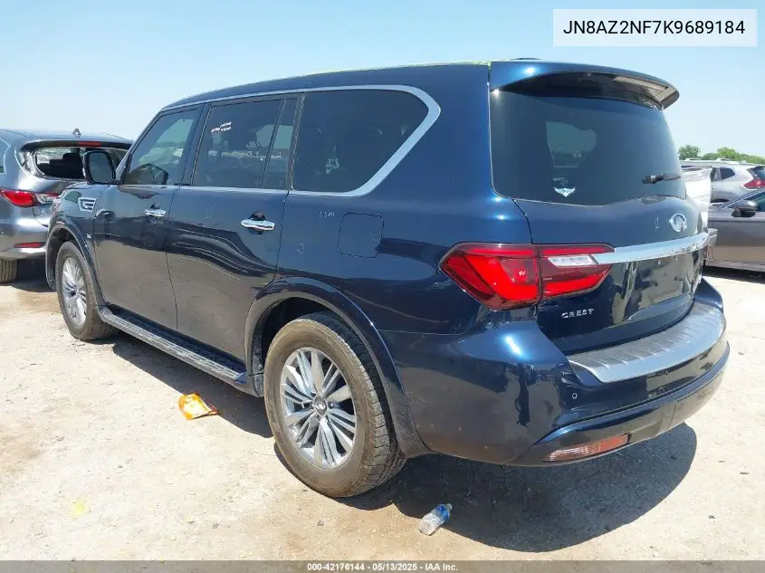 2019 Infiniti Qx80 Luxe VIN: JN8AZ2NF7K9689184 Lot: 42176144
