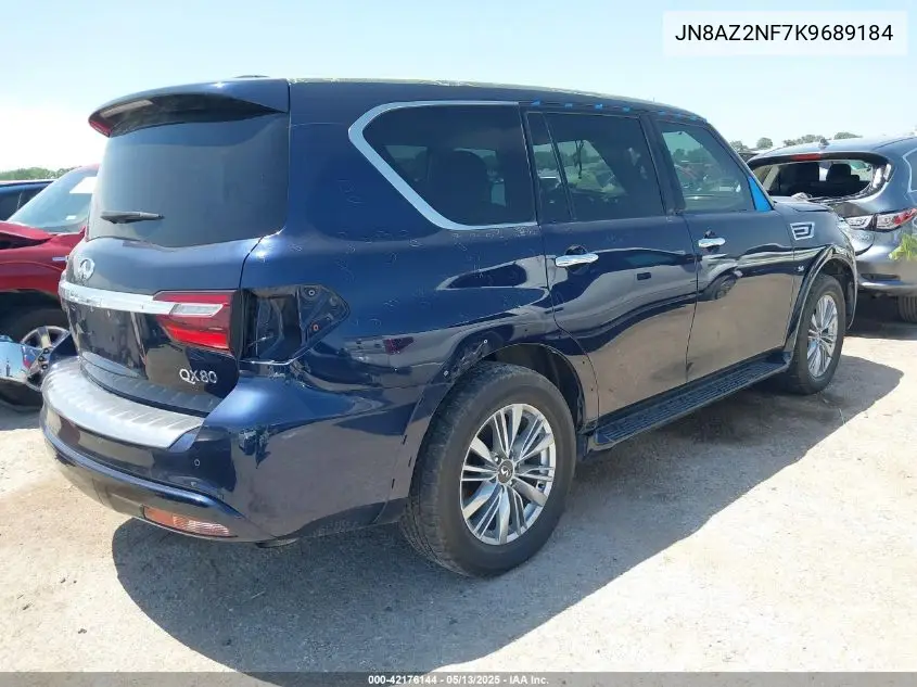 2019 Infiniti Qx80 Luxe VIN: JN8AZ2NF7K9689184 Lot: 42176144