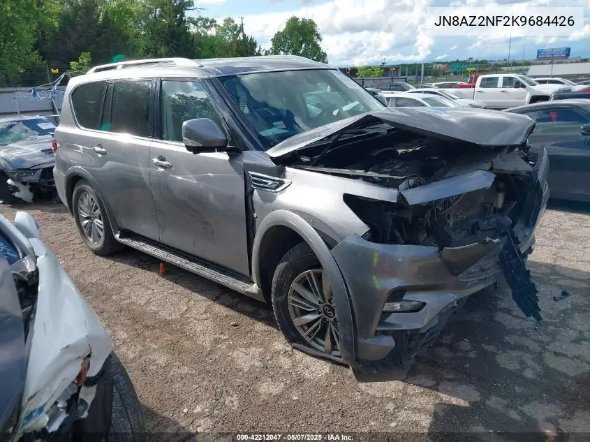 2019 Infiniti Qx80 Luxe VIN: JN8AZ2NF2K9684426 Lot: 42212047