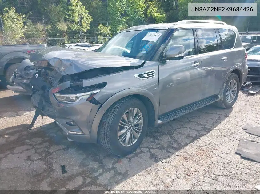 2019 Infiniti Qx80 Luxe VIN: JN8AZ2NF2K9684426 Lot: 42212047
