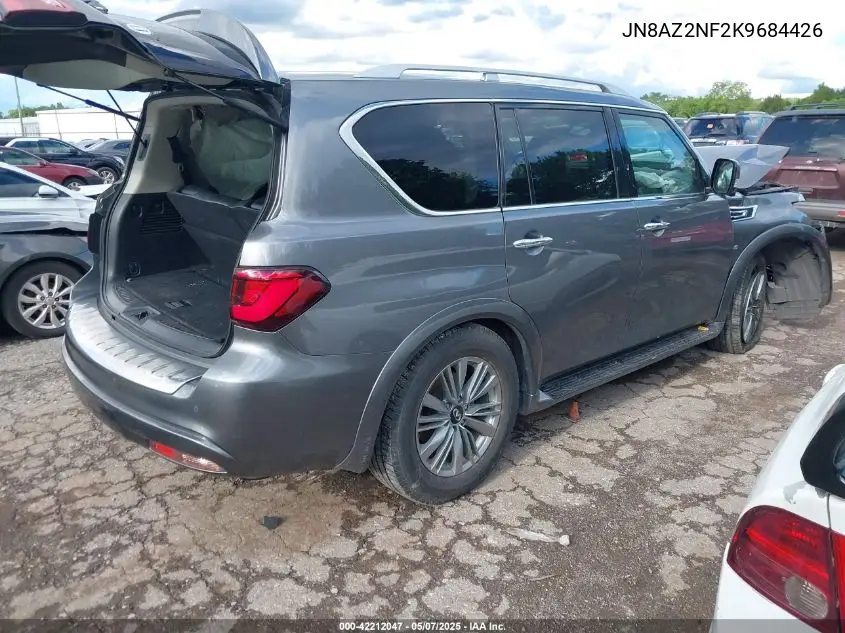 2019 Infiniti Qx80 Luxe VIN: JN8AZ2NF2K9684426 Lot: 42212047