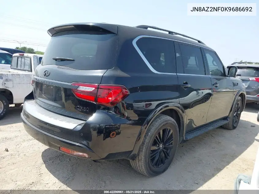 2019 Infiniti Qx80 Luxe VIN: JN8AZ2NF0K9686692 Lot: 42290961