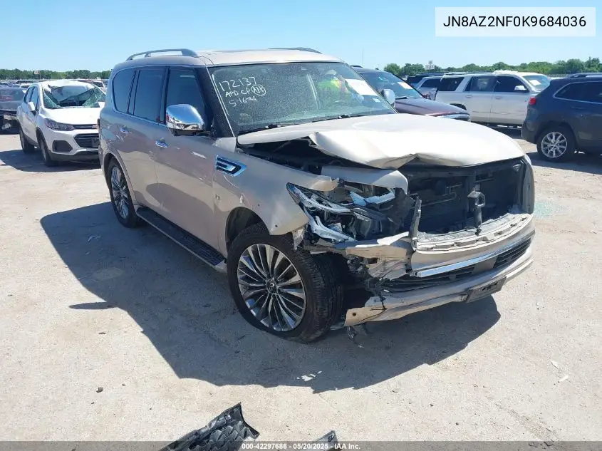 2019 Infiniti Qx80 Luxe VIN: JN8AZ2NF0K9684036 Lot: 42297686