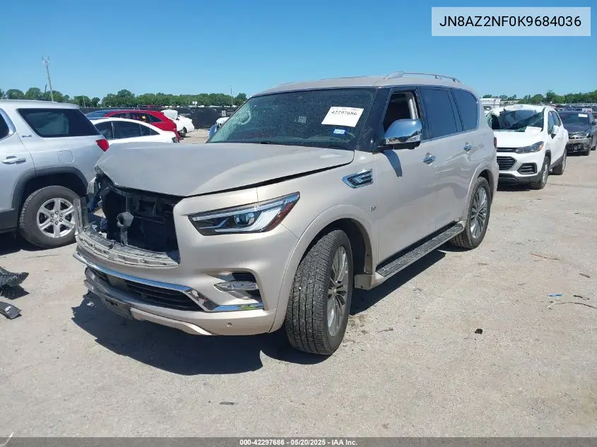 2019 Infiniti Qx80 Luxe VIN: JN8AZ2NF0K9684036 Lot: 42297686