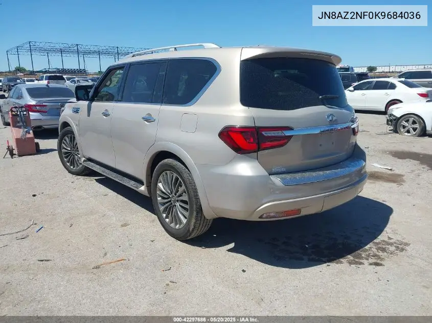 2019 Infiniti Qx80 Luxe VIN: JN8AZ2NF0K9684036 Lot: 42297686