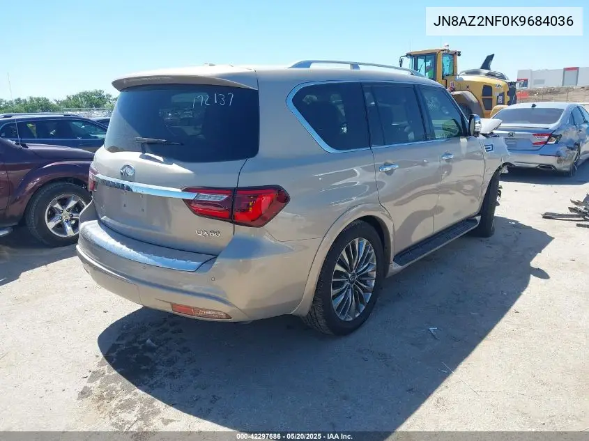 2019 Infiniti Qx80 Luxe VIN: JN8AZ2NF0K9684036 Lot: 42297686
