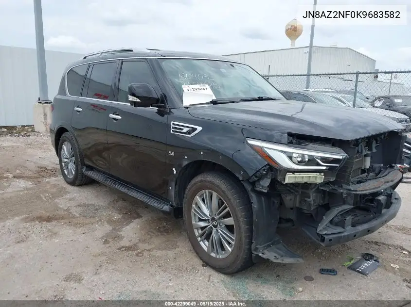 2019 Infiniti Qx80 Luxe VIN: JN8AZ2NF0K9683582 Lot: 42299049
