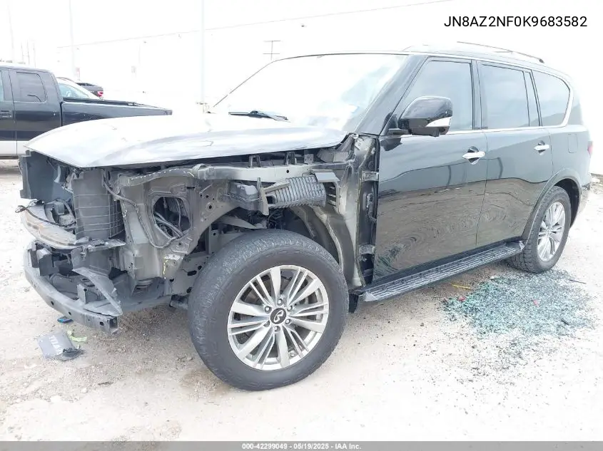 2019 Infiniti Qx80 Luxe VIN: JN8AZ2NF0K9683582 Lot: 42299049