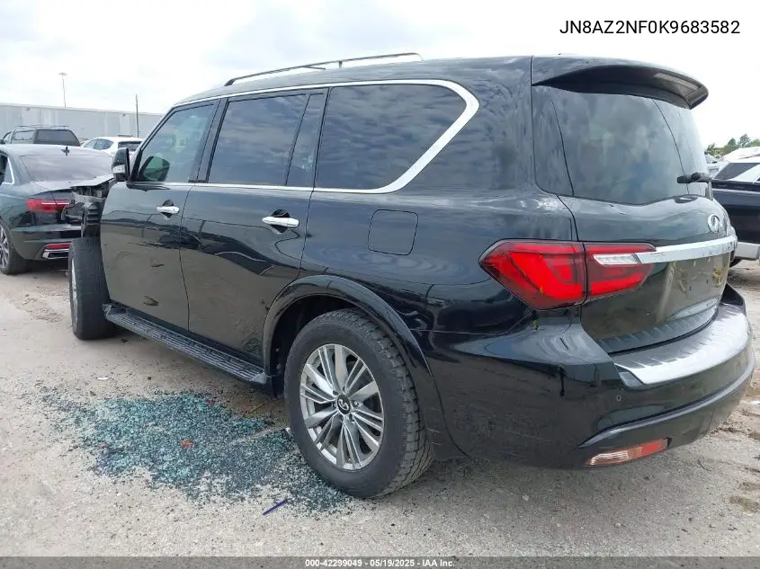 2019 Infiniti Qx80 Luxe VIN: JN8AZ2NF0K9683582 Lot: 42299049