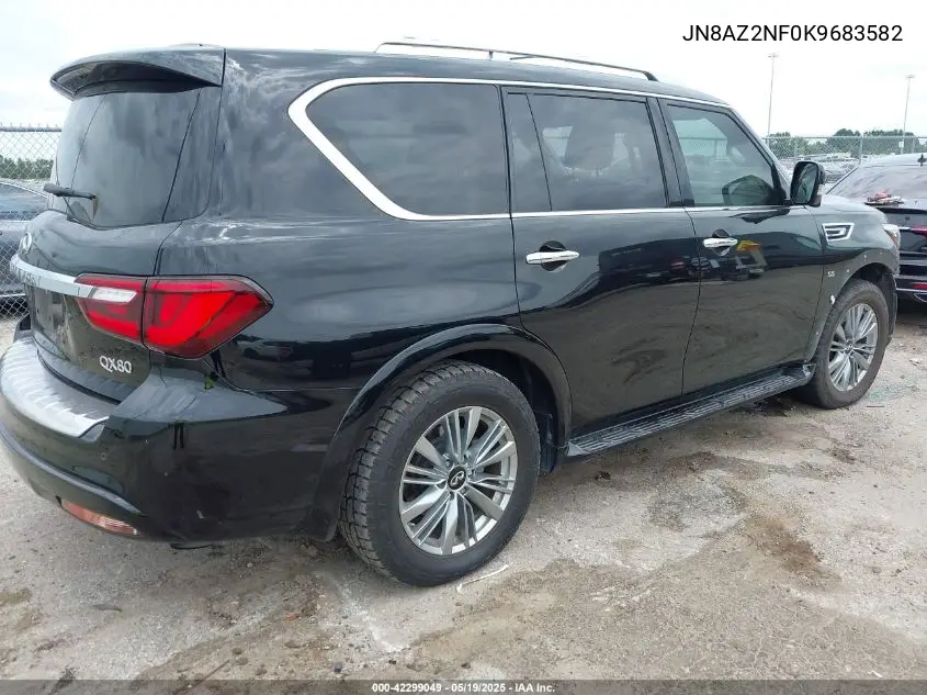 2019 Infiniti Qx80 Luxe VIN: JN8AZ2NF0K9683582 Lot: 42299049