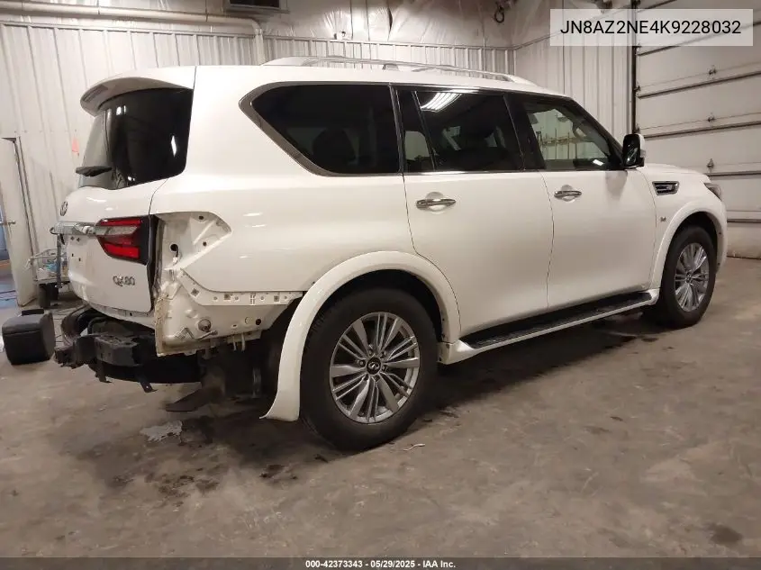 2019 Infiniti Qx80 Luxe VIN: JN8AZ2NE4K9228032 Lot: 42373343