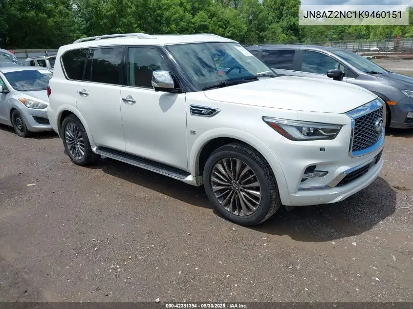 2019 Infiniti Qx80 Luxe VIN: JN8AZ2NC1K9460151 Lot: 42381394
