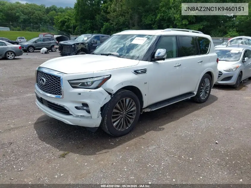 2019 Infiniti Qx80 Luxe VIN: JN8AZ2NC1K9460151 Lot: 42381394