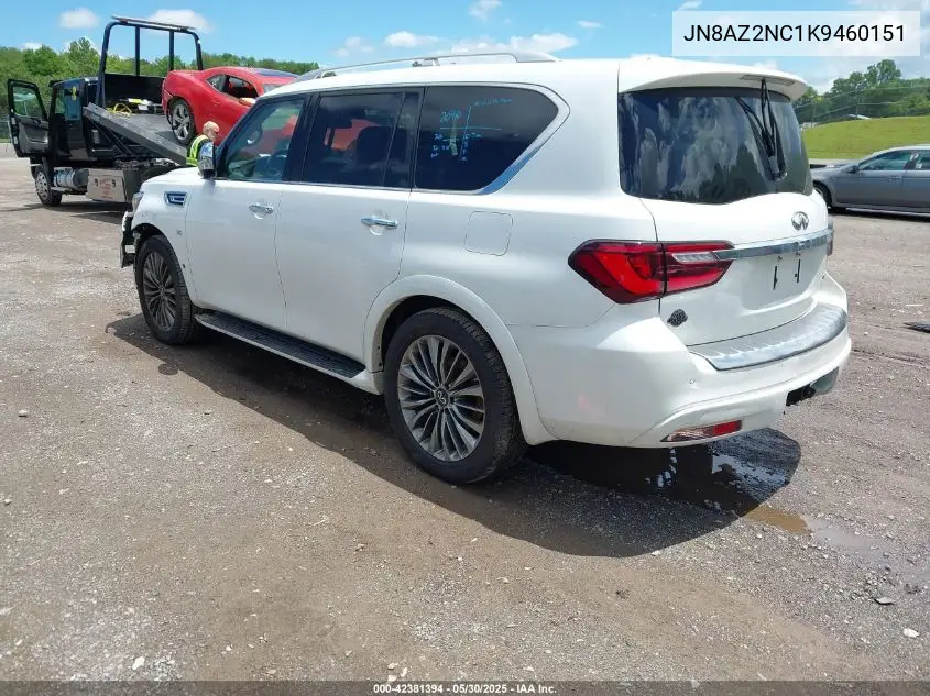 2019 Infiniti Qx80 Luxe VIN: JN8AZ2NC1K9460151 Lot: 42381394
