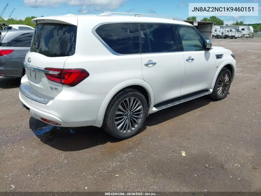 2019 Infiniti Qx80 Luxe VIN: JN8AZ2NC1K9460151 Lot: 42381394