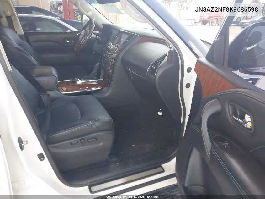 2019 Infiniti Qx80 Luxe VIN: JN8AZ2NF8K9686598 Lot: 42504707