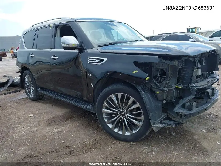 2019 Infiniti Qx80 Luxe VIN: JN8AZ2NF9K9683631 Lot: 42507267