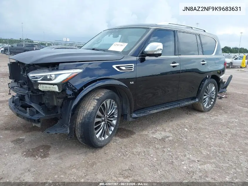 2019 Infiniti Qx80 Luxe VIN: JN8AZ2NF9K9683631 Lot: 42507267