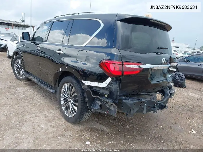 2019 Infiniti Qx80 Luxe VIN: JN8AZ2NF9K9683631 Lot: 42507267