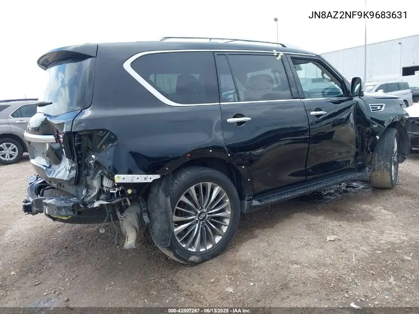 2019 Infiniti Qx80 Luxe VIN: JN8AZ2NF9K9683631 Lot: 42507267