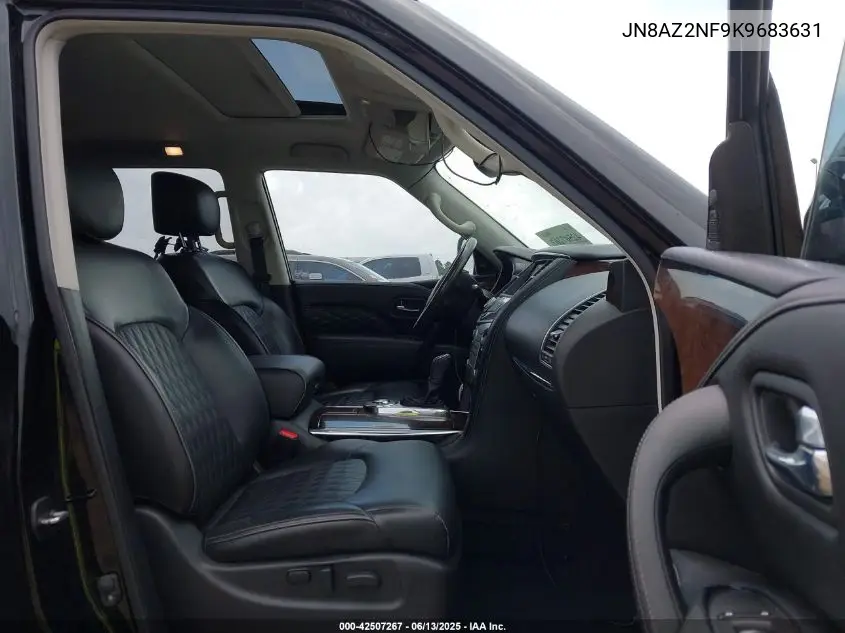 2019 Infiniti Qx80 Luxe VIN: JN8AZ2NF9K9683631 Lot: 42507267