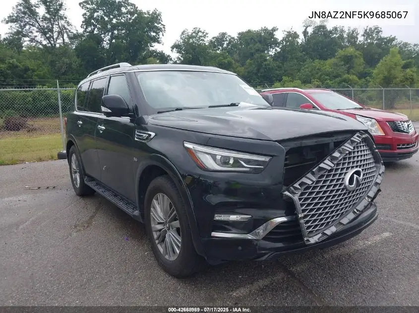 2019 Infiniti Qx80 Luxe VIN: JN8AZ2NF5K9685067 Lot: 42668989