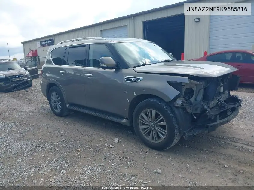 2019 Infiniti Qx80 Luxe VIN: JN8AZ2NF9K9685816 Lot: 42685973