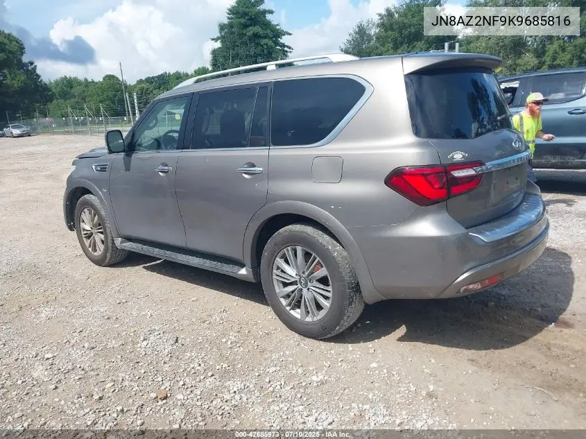2019 Infiniti Qx80 Luxe VIN: JN8AZ2NF9K9685816 Lot: 42685973
