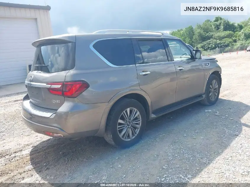 2019 Infiniti Qx80 Luxe VIN: JN8AZ2NF9K9685816 Lot: 42685973