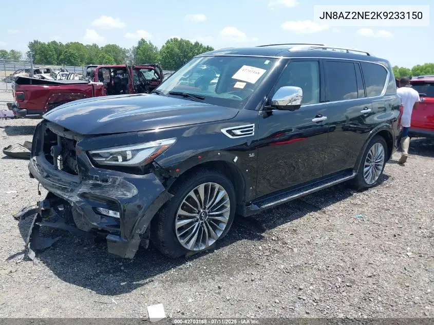 2019 Infiniti Qx80 Luxe VIN: JN8AZ2NE2K9233150 Lot: 42703168