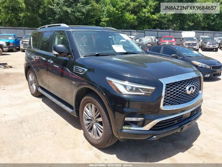2019 Infiniti Qx80 Luxe VIN: JN8AZ2NFXK9684657 Lot: 42790862
