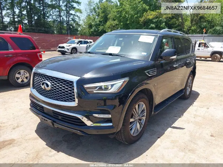 2019 Infiniti Qx80 Luxe VIN: JN8AZ2NFXK9684657 Lot: 42790862