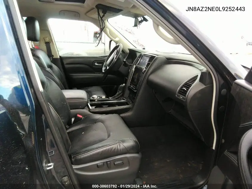 2020 Infiniti Qx80 Luxe Awd VIN: JN8AZ2NE0L9252443 Lot: 38603792