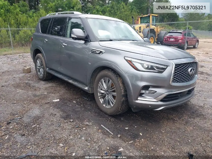 2020 Infiniti Qx80 Luxe VIN: JN8AZ2NF5L9705321 Lot: 42213080