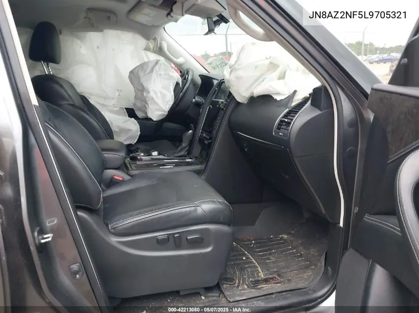 2020 Infiniti Qx80 Luxe VIN: JN8AZ2NF5L9705321 Lot: 42213080