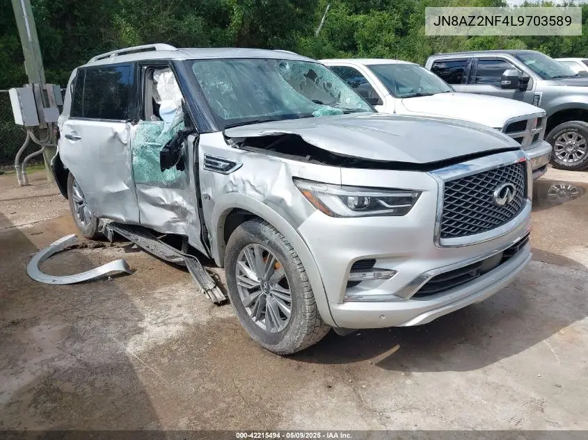 2020 Infiniti Qx80 Luxe VIN: JN8AZ2NF4L9703589 Lot: 42215494