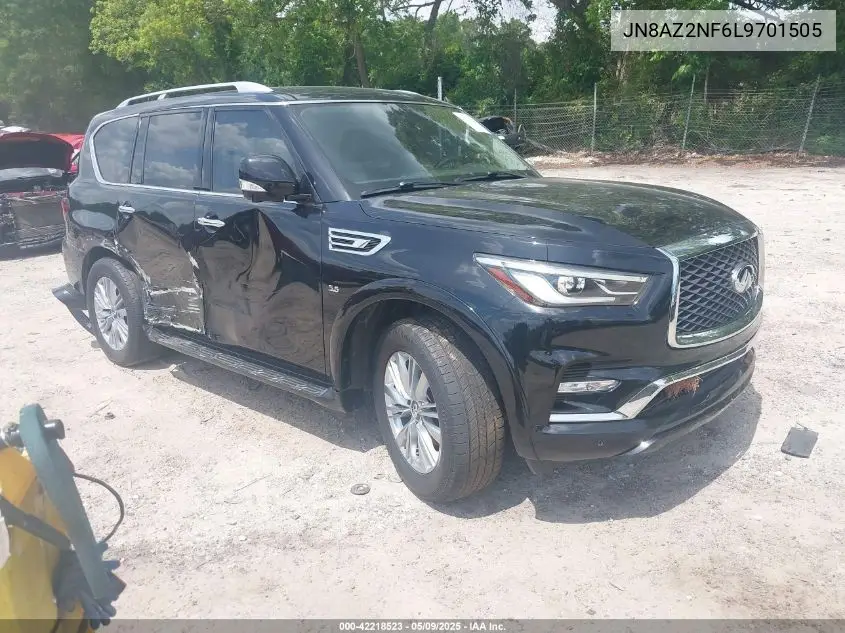2020 Infiniti Qx80 Luxe VIN: JN8AZ2NF6L9701505 Lot: 42218523