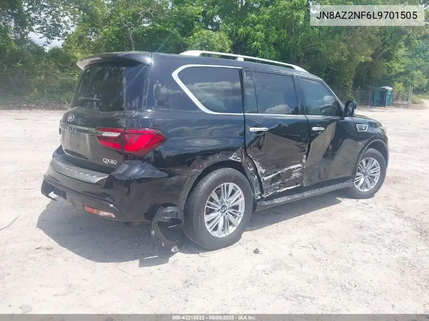 2020 Infiniti Qx80 Luxe VIN: JN8AZ2NF6L9701505 Lot: 42218523