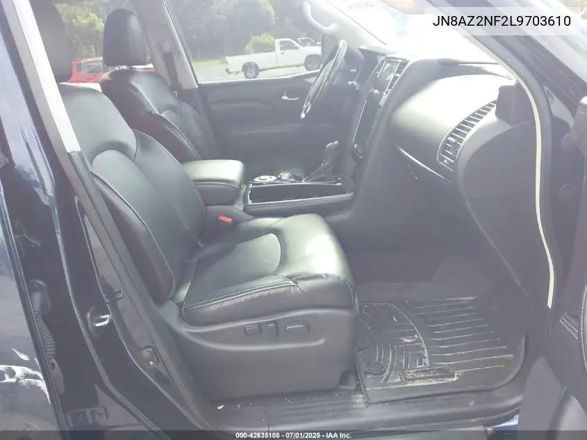 2020 Infiniti Qx80 Luxe VIN: JN8AZ2NF2L9703610 Lot: 42635108