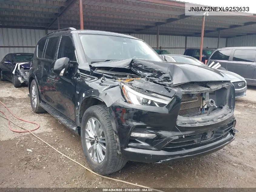 2020 Infiniti Qx80 Luxe Awd VIN: JN8AZ2NEXL9253633 Lot: 42643655